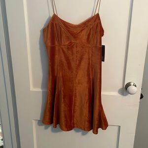 Burnt orange dress from Target. Size Medium.